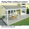 Aluminum Patio Awning Cover, Terrace Canopy, Plastic Garden Pergola